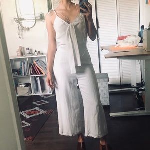 Cream and beige Jumpsuit by Stelen